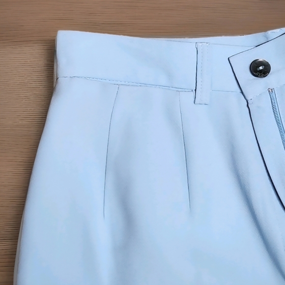 Harvé Benard NWT High-Rise Wide-Leg Trousers | Fully Lined Sky Blue - Picture 8 of 13